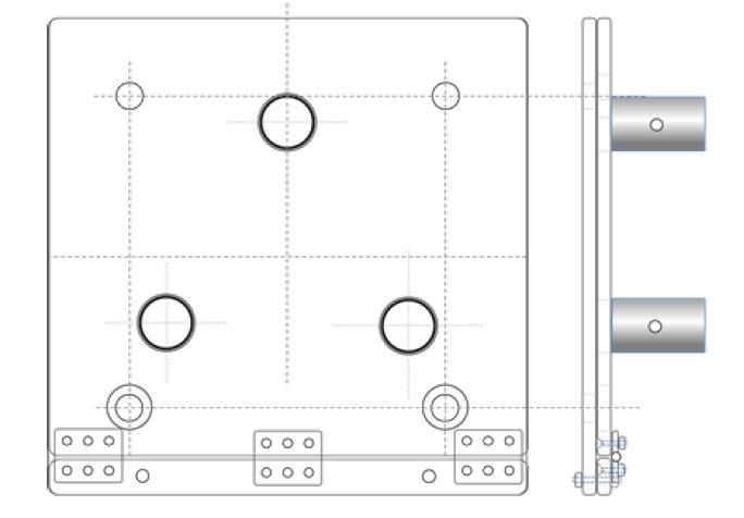 [image] technical drawing of base plate assembly. 