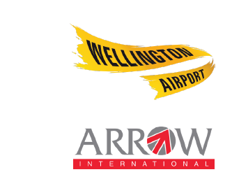 [image] Wellington Airport and Arrow logos